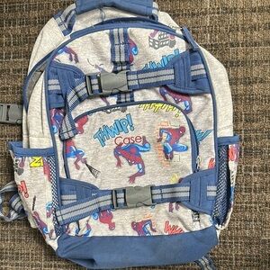 Spiderman Backpack Kids Superhero Backpack - Blue and Gray bookbag